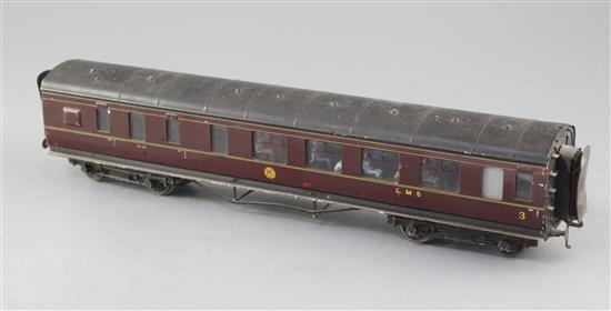 An Exley LMS corridor coach, no. 6446